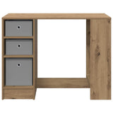 Desk with Drawer Artisan Oak 100 x 40 x 75 cm Engineered Wood 8000459