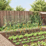 Garden Trellises for Climbing Plants 4 pcs A-Frame Steel 3281505