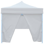 Folding Pop-up Party Tent with 8 Sidewalls 3x9 m White 48874