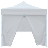 Folding Pop-up Party Tent with 8 Sidewalls 3x9 m White 48874