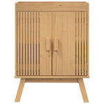 ZNTS 3-Piece Pine Bathroom Furniture Set 3334189