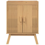 ZNTS 3-Piece Pine Bathroom Furniture Set 3334189