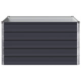 Raised Garden Bed Anthracite 100 x 80 x 55 cm cold-rolled steel 8006389