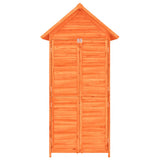 Garden Tool Shed Brown 89x52.5x175 cm Solid Wood Pine 172243
