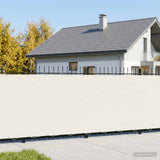 Balcony Privacy Screen 180 x 600 cm Polyester White 42036362