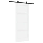 Sliding Door Manual ORKDAL White and black 83 x 202 cm 3333449