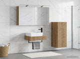 Bathroom Cabinet Set 4 pcs Artisan Oak Engineered Wood 3407390