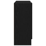 Sideboard Black Oak 120 x 30.5 x 70 cm Engineered Wood 862521