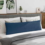 Sofa Pillows 2 pcs Blue 145 x 40 cm Fabric 42013833