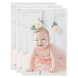Photo Frames Collage 3 pcs for Wall or Table Silver 70x90cm MDF 332194