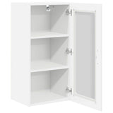 Wall Glass Cabinet PORTO 2 pcs White 40 x 31 x 80 cm 885336