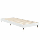 Bed Frame without Mattress High Gloss White 75x190 cm Small Single 832207