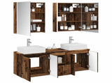 Bathroom Cabinet Set 5 pcs Old Wood Engineered Wood 3406413