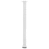 Bar Table Legs 4 pcs White 100-102 cm Steel 4012477
