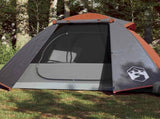 Camping Tent Dome 2-Person Orange Waterproof 94325