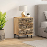 Bedside Cabinet 50x33x60 cm Solid Wood Mango 358221
