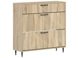 Shoe Cabinet HAARLEM 78 x 24 x 103 cm Engineered Wood 896877