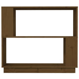 Book Cabinet/Room Divider Honey Brown 80x25x70 cm Solid Wood 814052