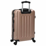 Suitcase with Lock 3 pcs Rose Gold 50 x 31 x 78 cm ABS Plastic 42006241