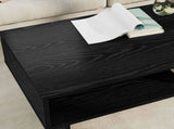 Coffee Table Black Oak 100 x 46 x 35 cm Engineered Wood 8000237