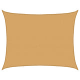 Sunshade Sail 160 g/m Rectangular Sand 6x7 m HDPE 4002051