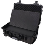 Wheel-equipped Tool/Equipment Case with Pick & Pluck Foam Inside 140304