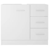 Sink Cabinet White 63x30x54 cm Engineered Wood 804184