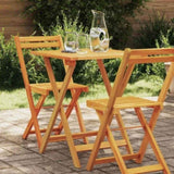 Garden Table Folding Natural 60 x 60 x 72 cm Solid Acacia Wood 4105490