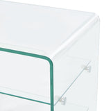 Coffee Table 50x40x56 cm Tempered Glass 284727