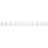 Dog Kennel Silver 10 m Steel 3082108