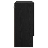 Wall Cabinet Black oak 60 x 31 x 70 cm Engineered wood 879542