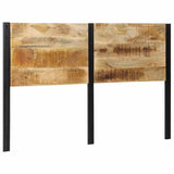 Headboard 160 cm Solid Wood Mango and Iron 4017552