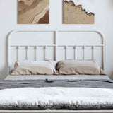 ZNTS Metal Headboard White 150 cm 352661