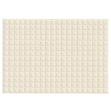 Weighted Blanket Light Cream 137x200 cm Single 6 kg Fabric 3154868