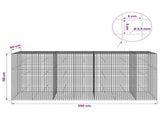 Gabion with 3.5 mm Wire and 5x5 cm Mesh 350x50x150 cm 3462361