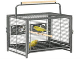 Parrot Cage, Travel Carry Pet Bird Cage, with Metal Handle T3398P349804