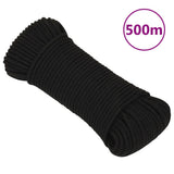 Work Rope Black 4 mm 500 m Polyester 152806