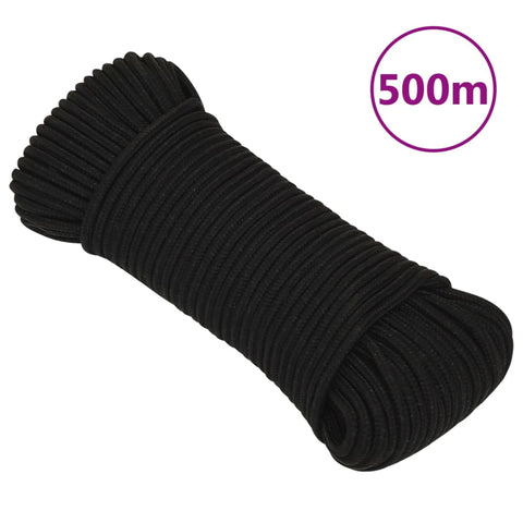 ZNTS Work Rope Black 4 mm 500 m Polyester 152806