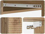 Wall-Mounted Side Table Artisan Oak 87.5 x 34.5 x 17 cm 898674