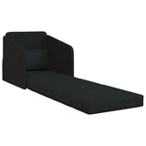 Sofa Bed Black 65 x 80 x 83 cm Fabric 4106639