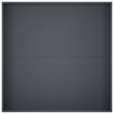 Garden Planter Anthracite 100 x 100 x 20 cm Cold-rolled Steel 8005026