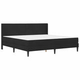 Bed Frame with Mattress Black 180 x 200 cm Velvet 3415249