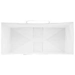 ZNTS Paper Bags 250 pcs with Handles White 26x12x35 cm 4101618