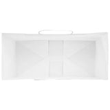 ZNTS Paper Bags 250 pcs with Handles White 26x12x35 cm 4101618