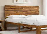 Live Edge Headboard ROSTOCK Natural 135 cm Solid Acacia Wood 903294