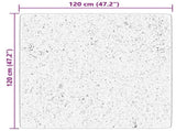 Rug HUARTE Short Pile Soft and Washable Cream 120x120 cm 375037