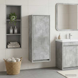Wall-mounted Sink Vanity Concrete Grey 35 x 20 x 81 cm 890763