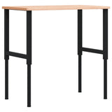 Workbench 100x60x cm Solid Wood Beech Rectangular 3309682