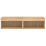 TV Cabinets with LED Lights 2 pcs Sonoma Oak 60x30x30 cm 837132