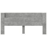 Headboard Concrete Grey Engineered Wood 3418701